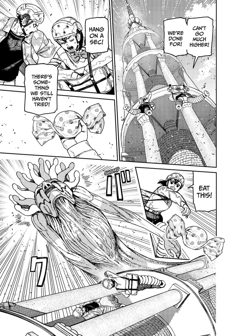 Dandadan Chapter 141 page 14 - Chapter 141: Eatin' Too Many Treats