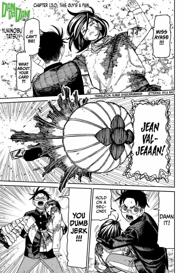 Dandadan Chapter 150 page 1 - Chapter 150: This Guy's a Pain