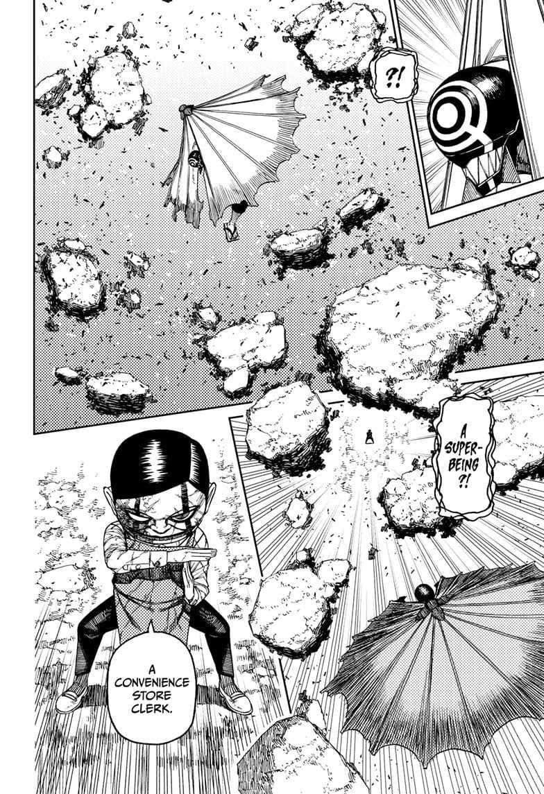Dandadan Chapter 152 page 10 - Chapter 152: Turbo Granny vs. Brella Boy