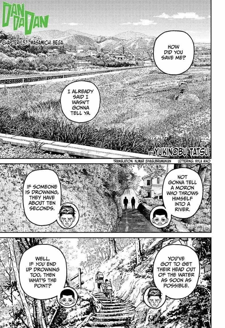 Dandadan Chapter 157 page 1 - Chapter 157: Masamichi Bega