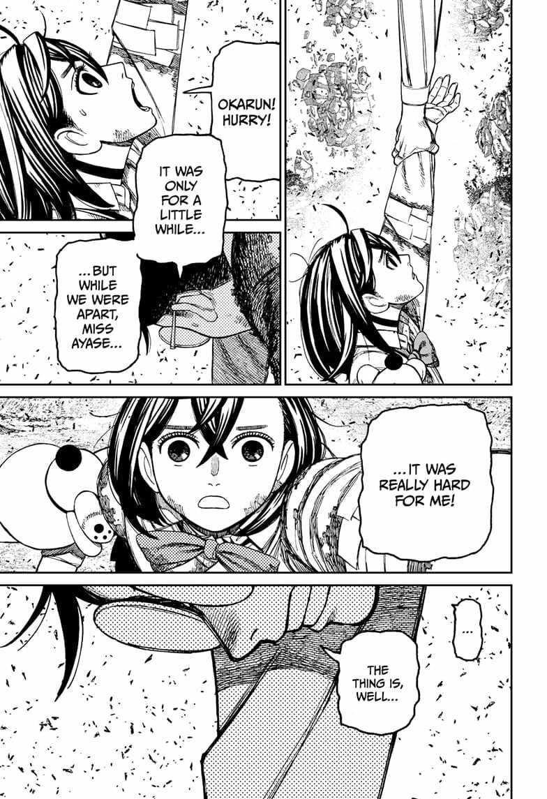 Dandadan Chapter 159 page 9 - Chapter 159: Escape from the Cursed Trunk!