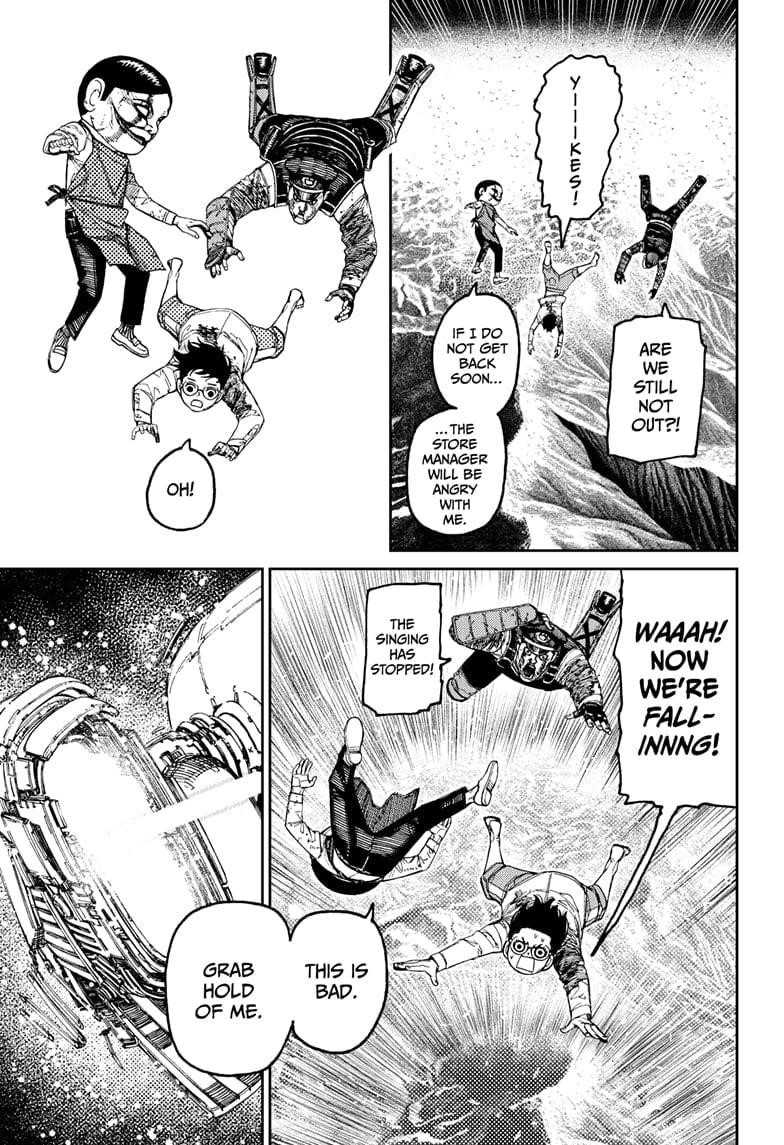 Dandadan Chapter 160 page 7 - Chapter 160: The Power of the Demonic Fairy-Tale Card
