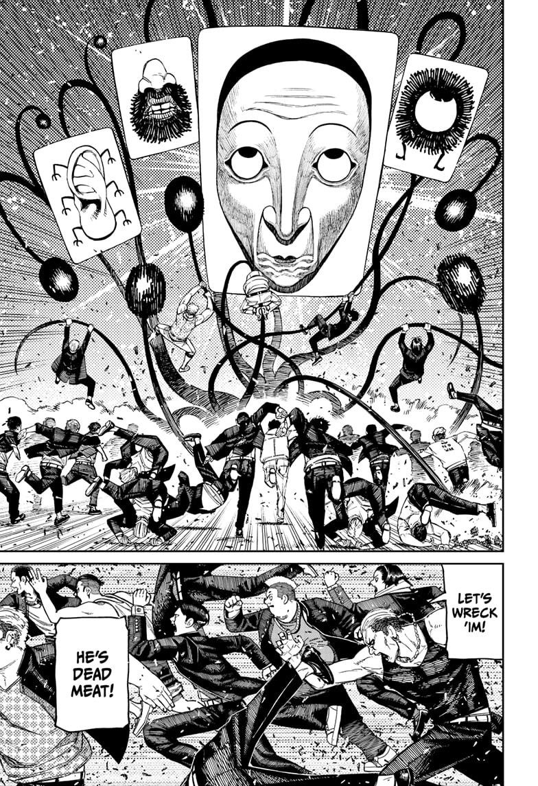 Dandadan Chapter 160 page 9 - Chapter 160: The Power of the Demonic Fairy-Tale Card