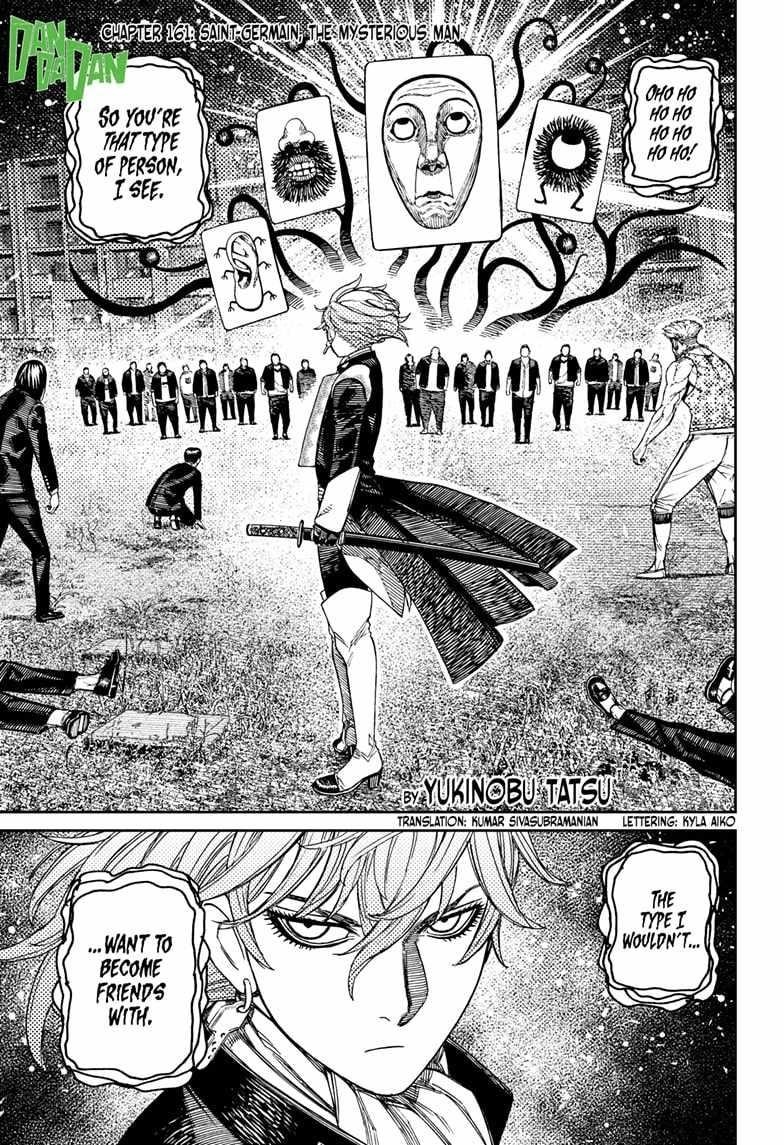Dandadan Chapter 161 page 1 - Chapter 161: Saint-Germain, the Mysterious Man