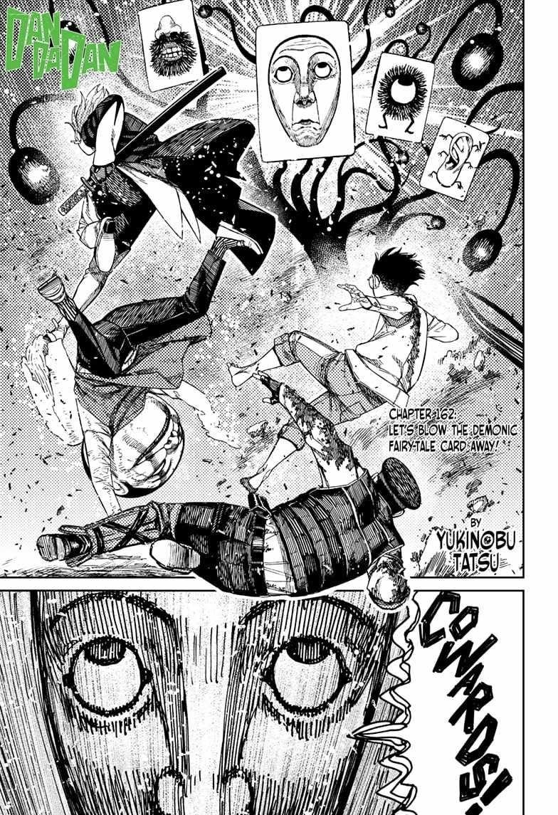 Dandadan Chapter 162 page 1 - Chapter 162: Let's Blow the Demonic Fairy-Tale Card Away!