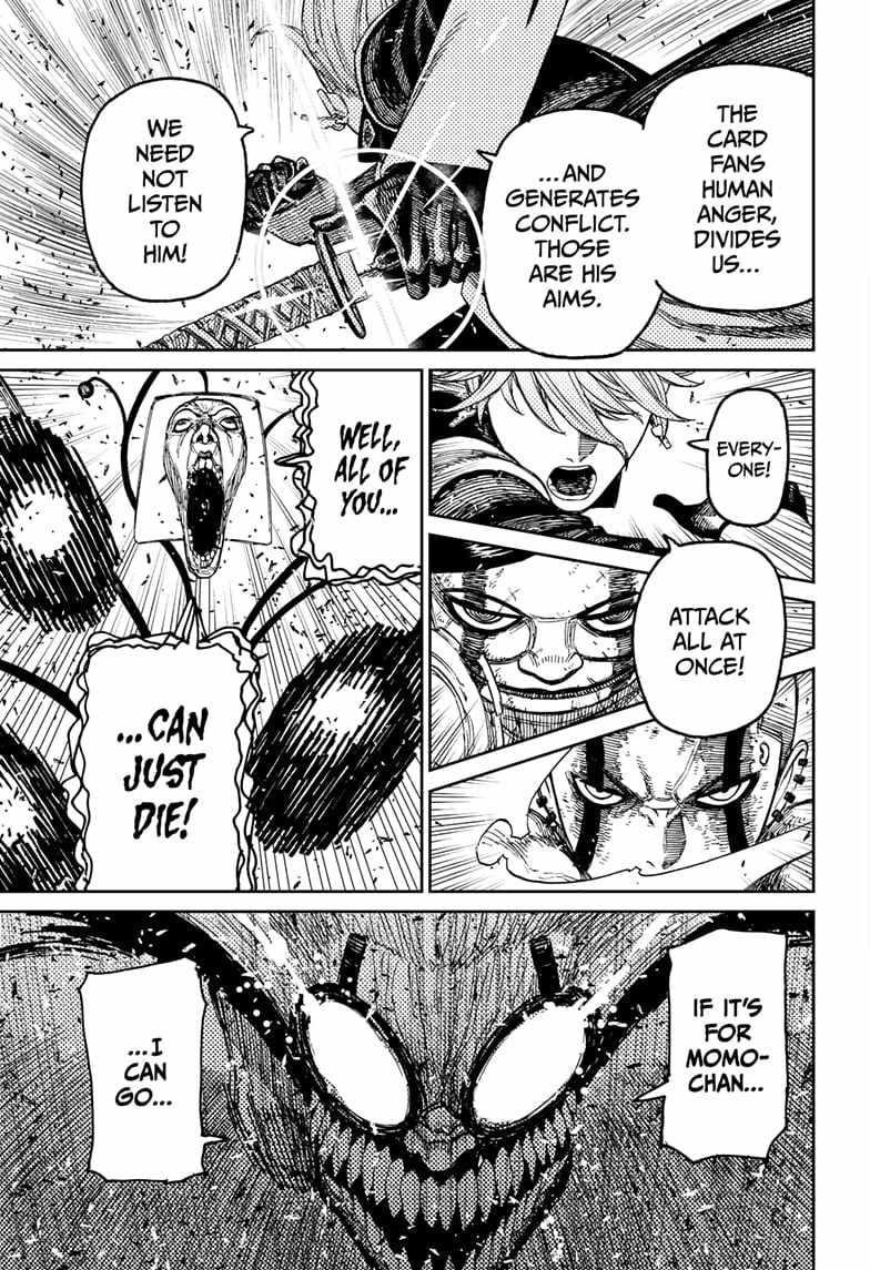 Dandadan Chapter 162 page 19 - Chapter 162: Let's Blow the Demonic Fairy-Tale Card Away!
