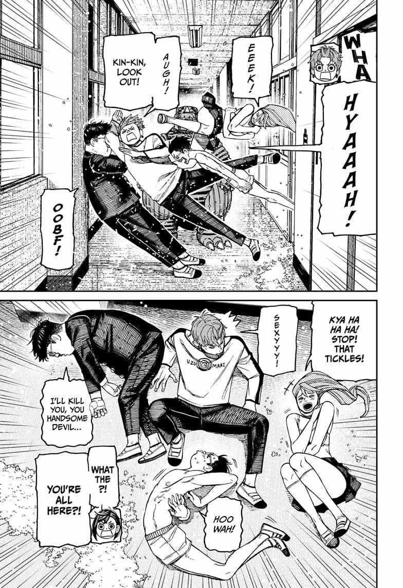 Dandadan Chapter 173 page 13 - Chapter 173: Corner the Criminal!