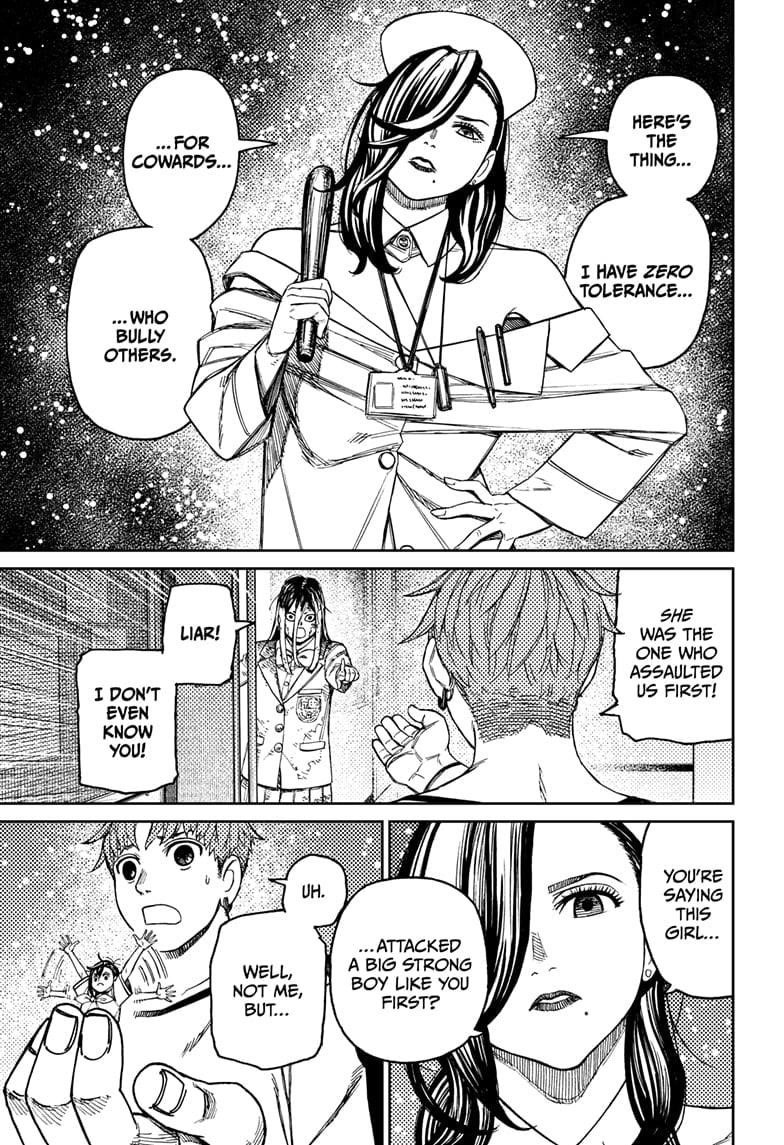 Dandadan Chapter 174 page 3 - Chapter 174: Queen Sensei's Infirmary