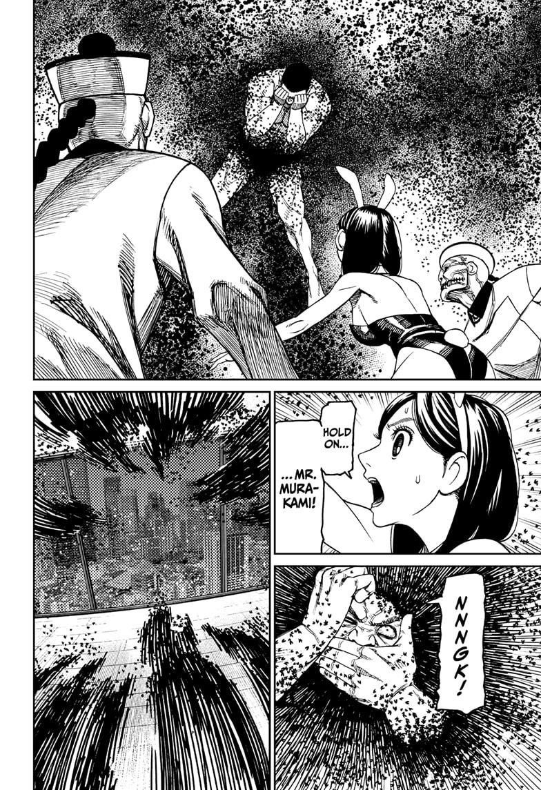 Dandadan Chapter 187 page 14 - Chapter 187: Kick the Crap Outta Murakami!