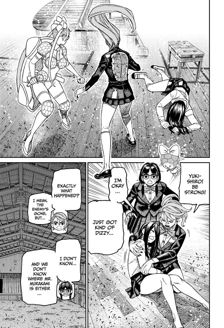 Dandadan Chapter 187 page 17 - Chapter 187: Kick the Crap Outta Murakami!