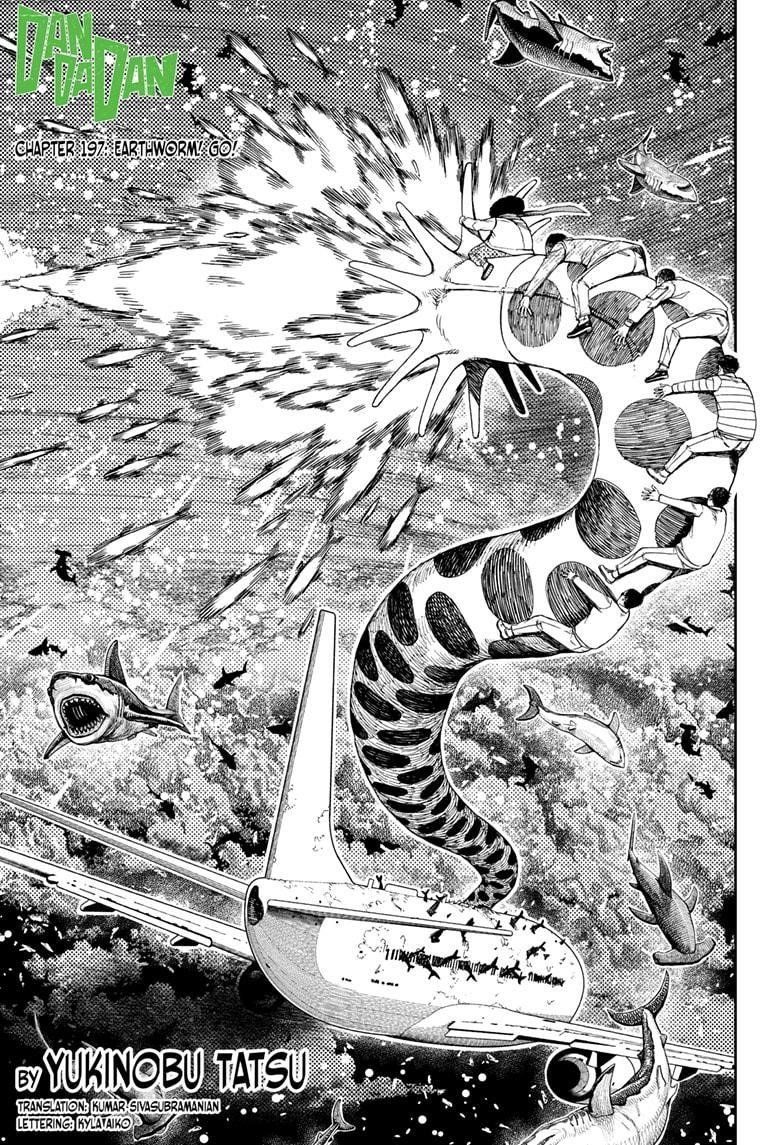 Dandadan Chapter 197 page 1 - Chapter 197: Earthworm! Go!