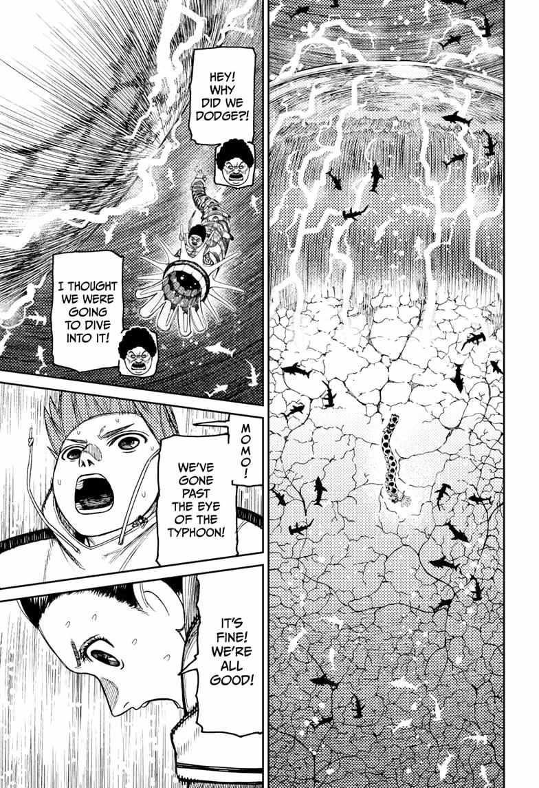 Dandadan Chapter 198 page 15 - Chapter 198: Smash the Typhoon's Eye!