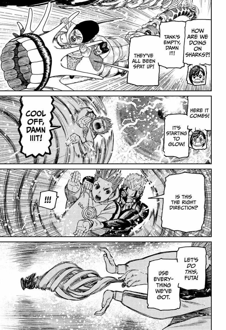 Dandadan Chapter 198 page 21 - Chapter 198: Smash the Typhoon's Eye!