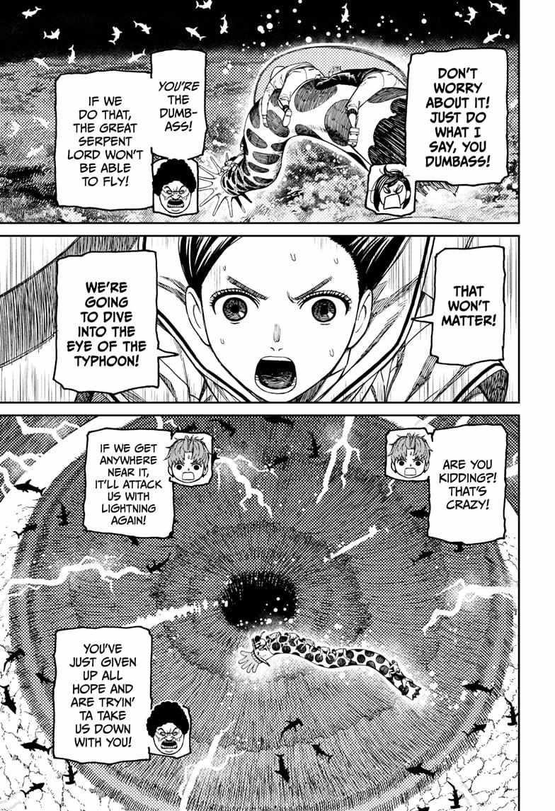 Dandadan Chapter 198 page 9 - Chapter 198: Smash the Typhoon's Eye!