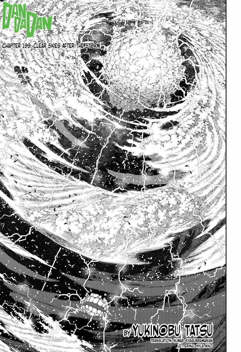 Dandadan Chapter 199 page 1 - Chapter 199: Clear Skies After the Storm