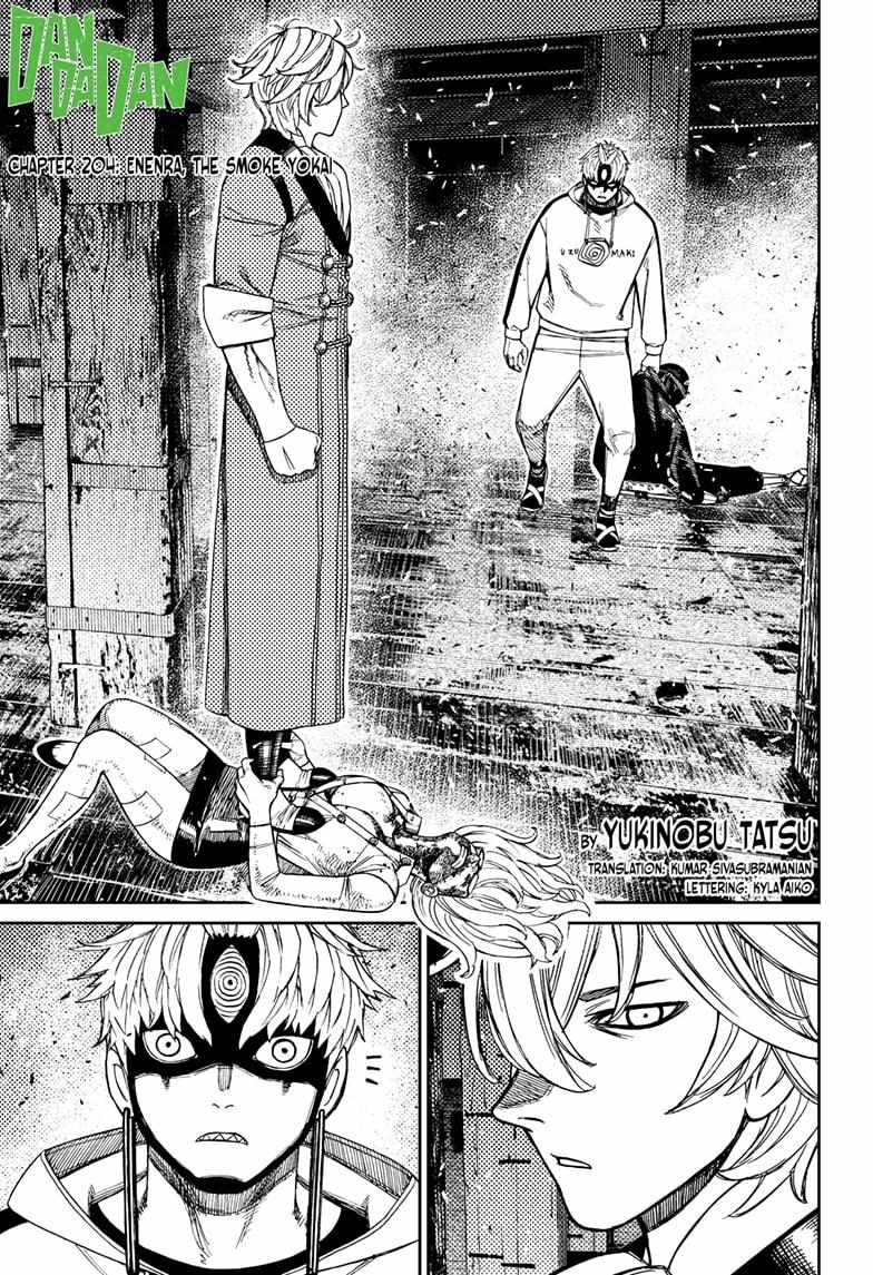 Dandadan Chapter 204 page 1 - Chapter 204: Enenra, the Smoke Yokai