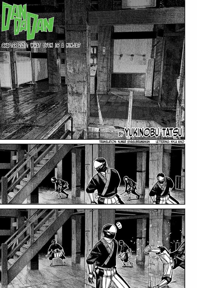 Dandadan Chapter 207 page 1 - Chapter 207: What Even Is a Ninja?