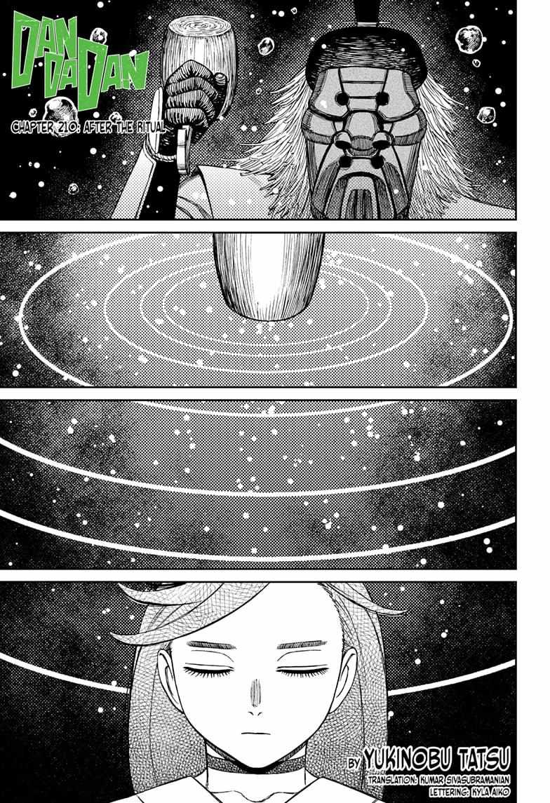 Dandadan Chapter 210 page 1 - Chapter 210: After the Ritual