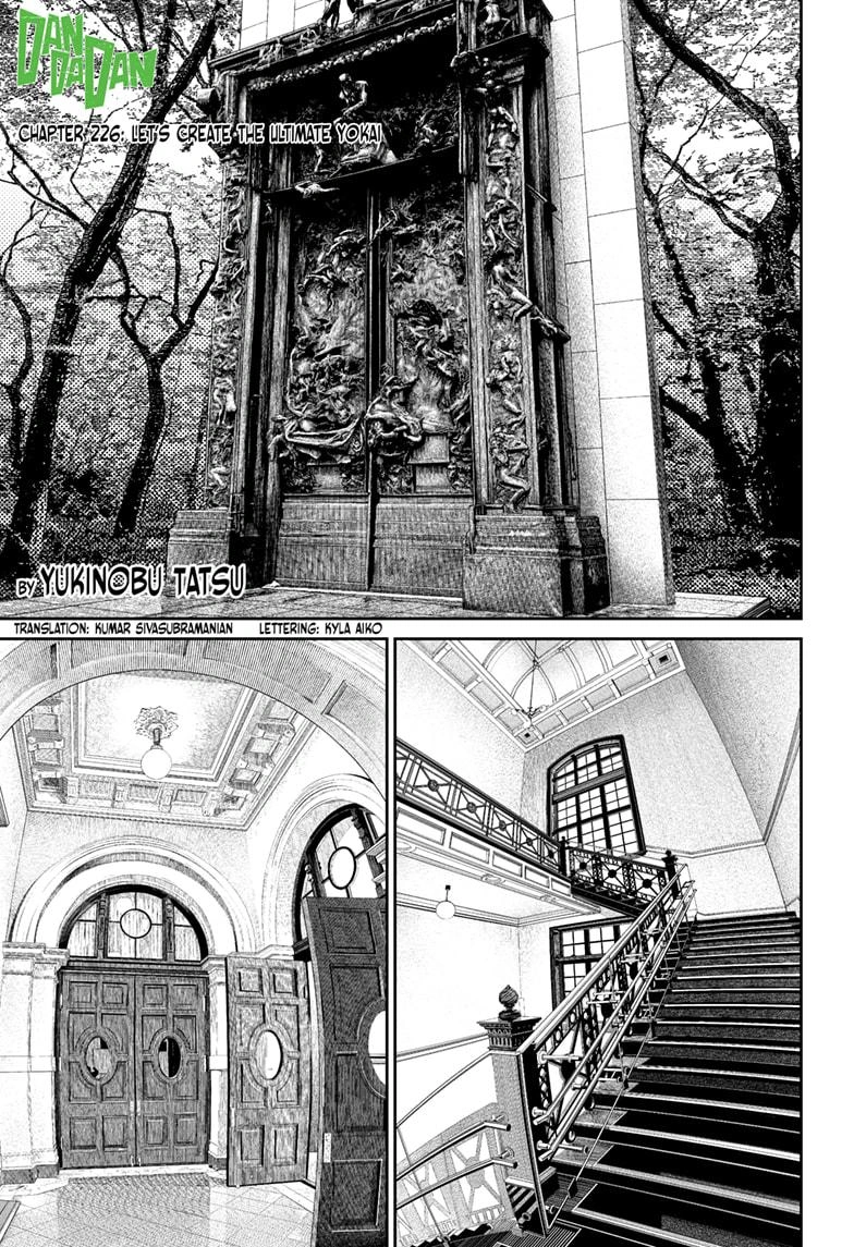 Dandadan Chapter 226 page 1 - Chapter 226: Let's Create The Ultimate Yokai