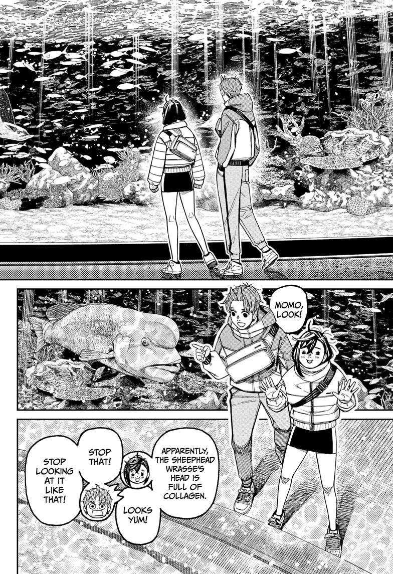 Dandadan Chapter 230 page 12 - Chapter 230: So is it love or not - which is it?