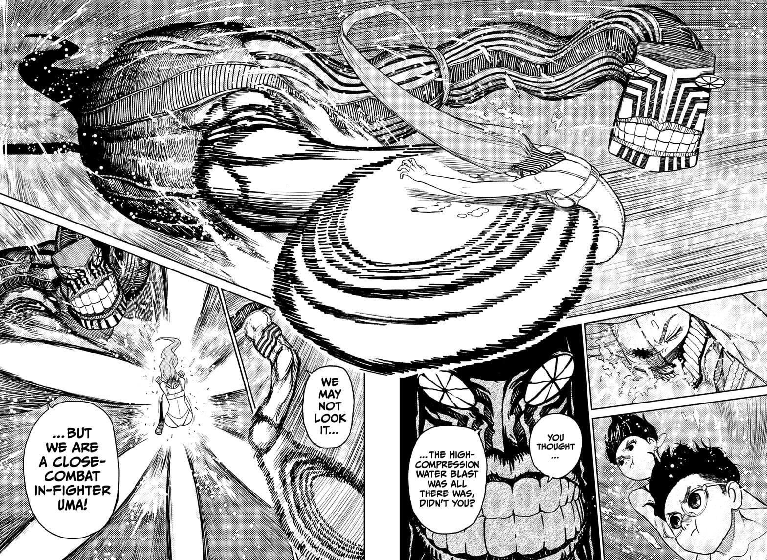 Dandadan Chapter 24 page 8 - Chapter 24: Merge! Serpo Dover Demon Nessie!