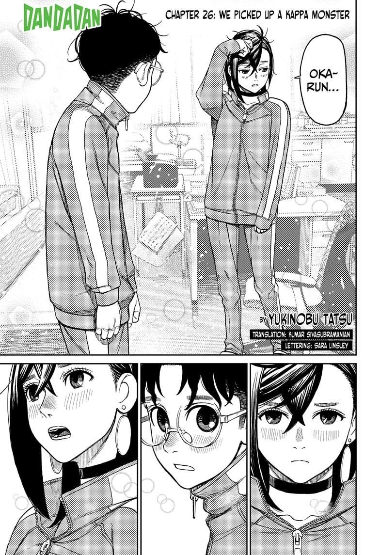 Dandadan Chapter 26 page 1 - Chapter 26: We Picked Up A Kappa Monster