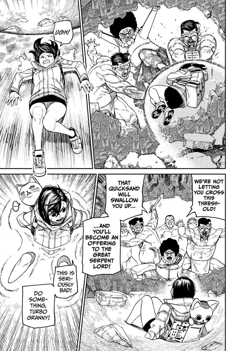 Dandadan Chapter 37 page 3 - Chapter 37: Like, This Is the Legend of the Giant Snake