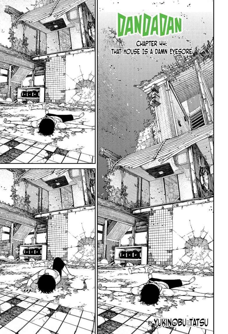 Dandadan Chapter 44 page 1 - Chapter 44: That House Is a Damn Eyesore