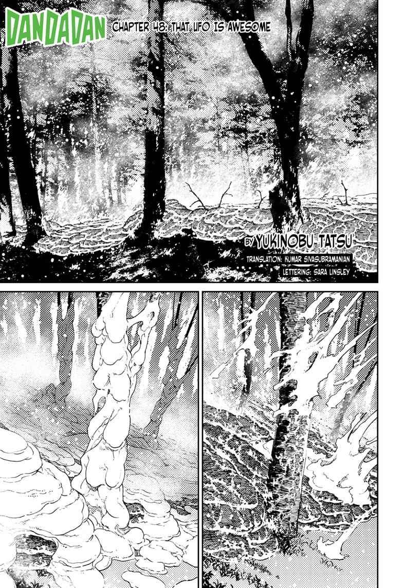 Dandadan Chapter 48 page 1 - Chapter 48: That UFO Is Awesome