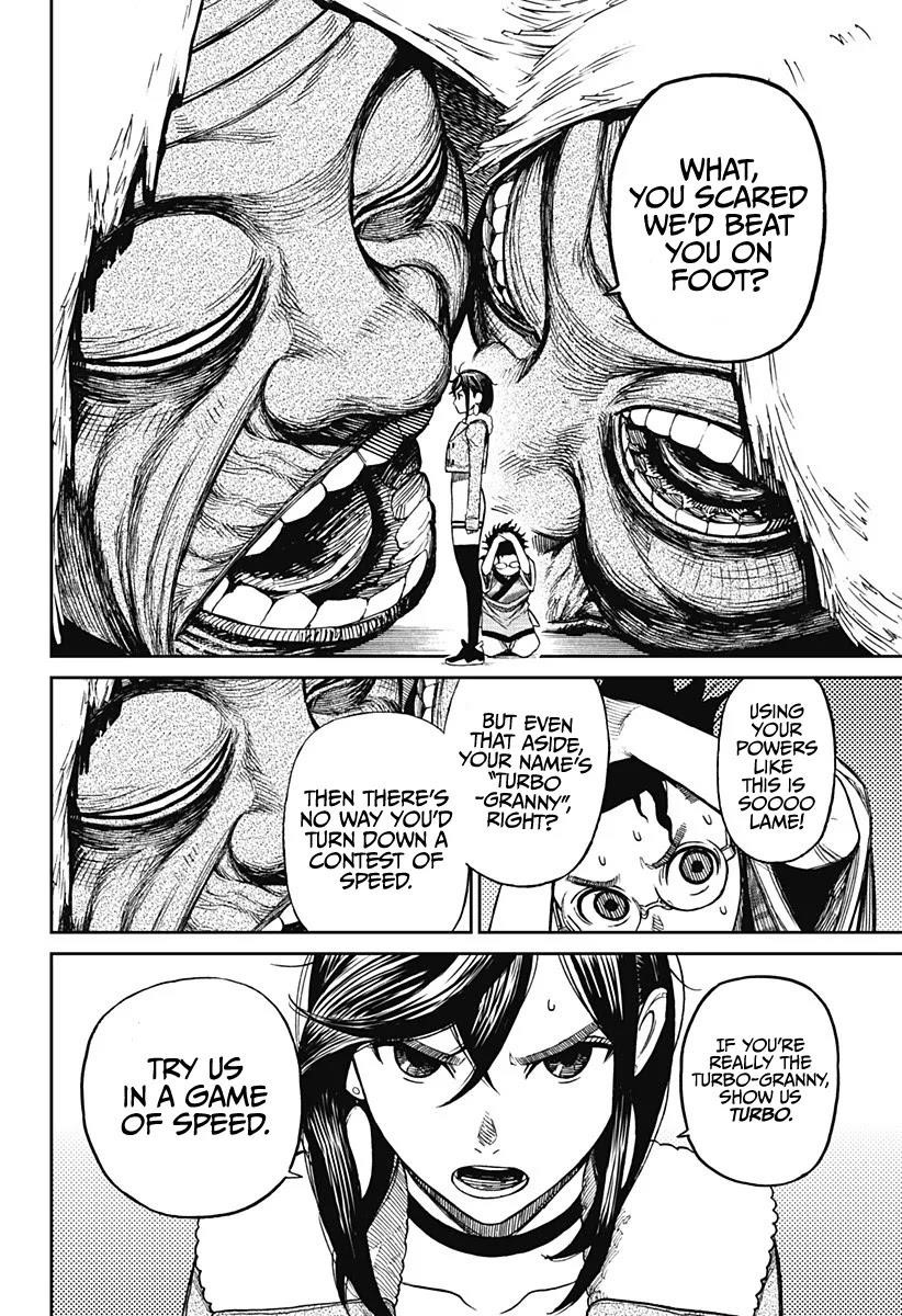 Dandadan Chapter 5 page 12 - Chapter 5: Kicking Turbo Granny's Ass