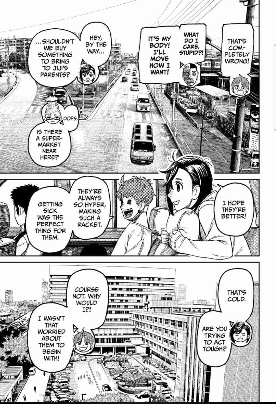 Dandadan Chapter 50 page 15 - Chapter 50: Let's All Carry Around Hot Water