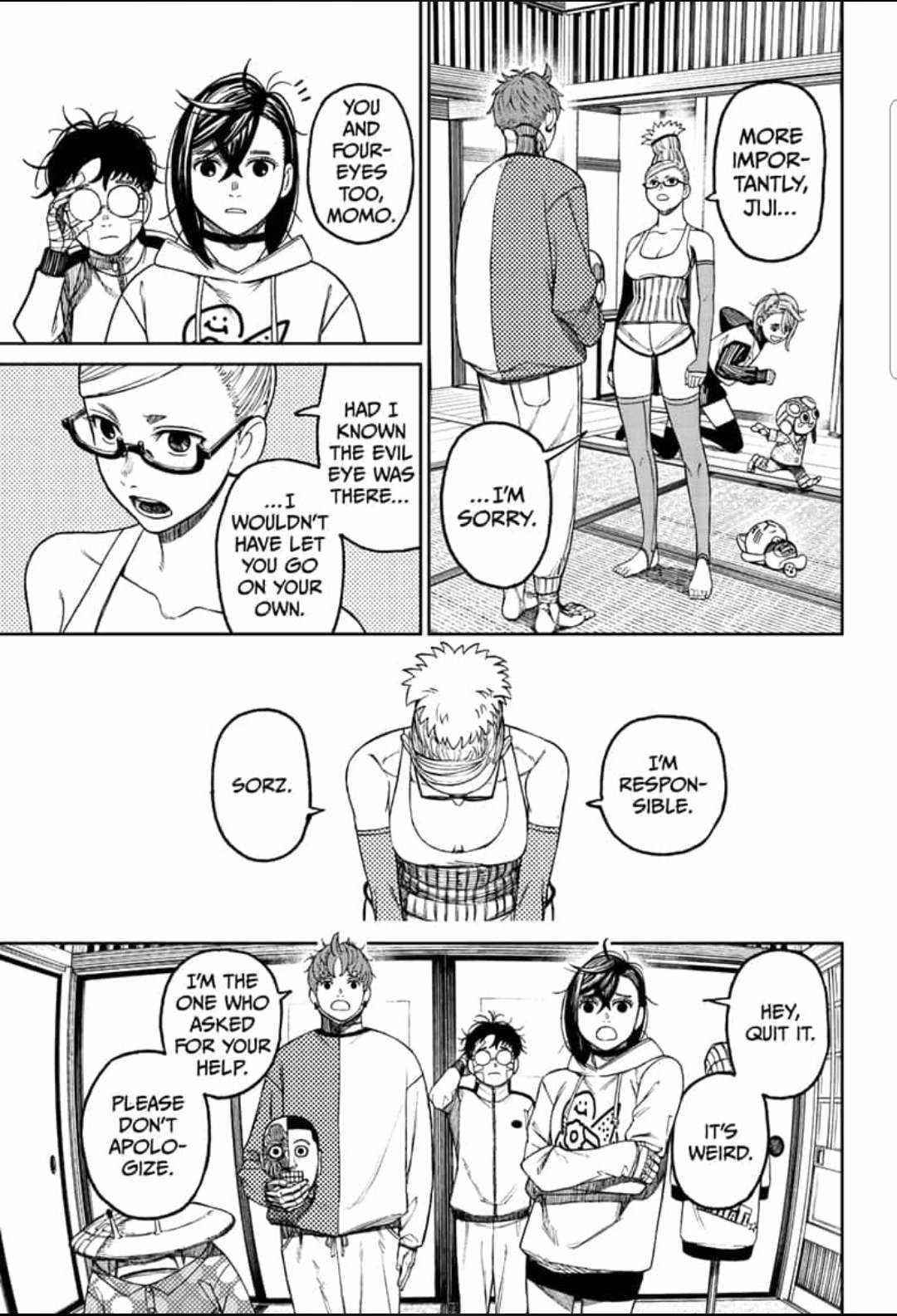 Dandadan Chapter 50 page 3 - Chapter 50: Let's All Carry Around Hot Water