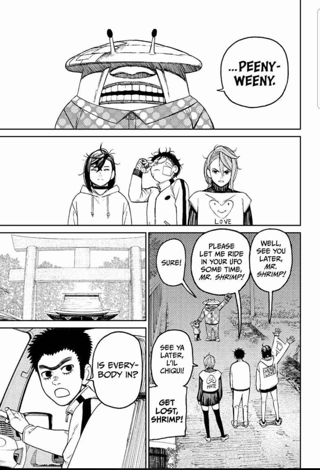 Dandadan Chapter 50 page 9 - Chapter 50: Let's All Carry Around Hot Water