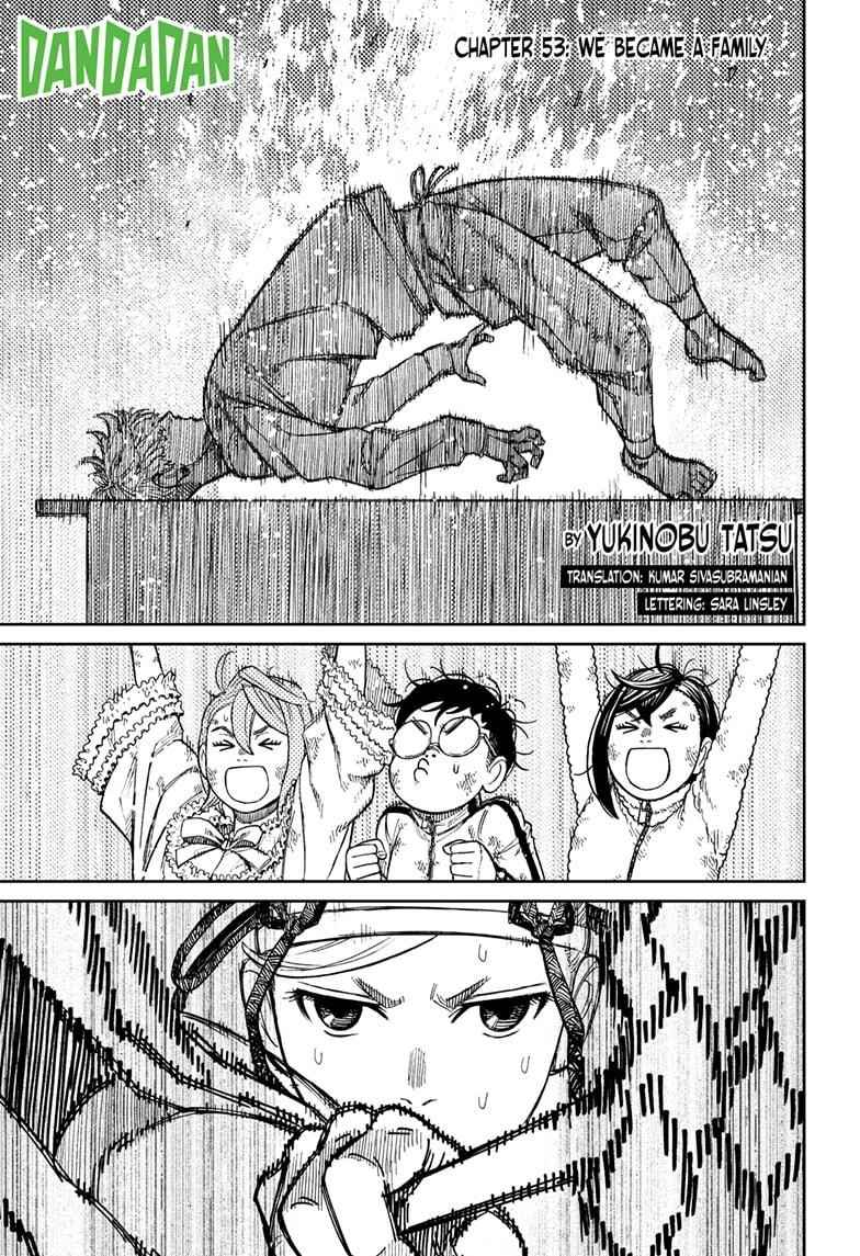Dandadan Chapter 53 page 1 - Chapter 53: We Became a Family