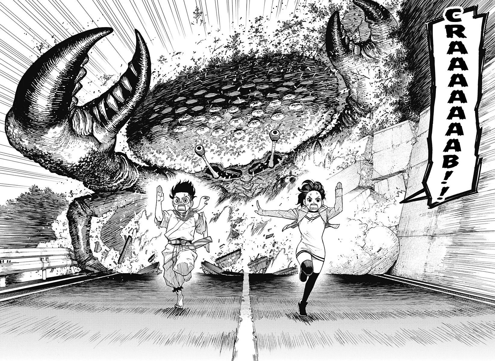 Dandadan Chapter 6 page 2 - Chapter 6: A Craving for Crab