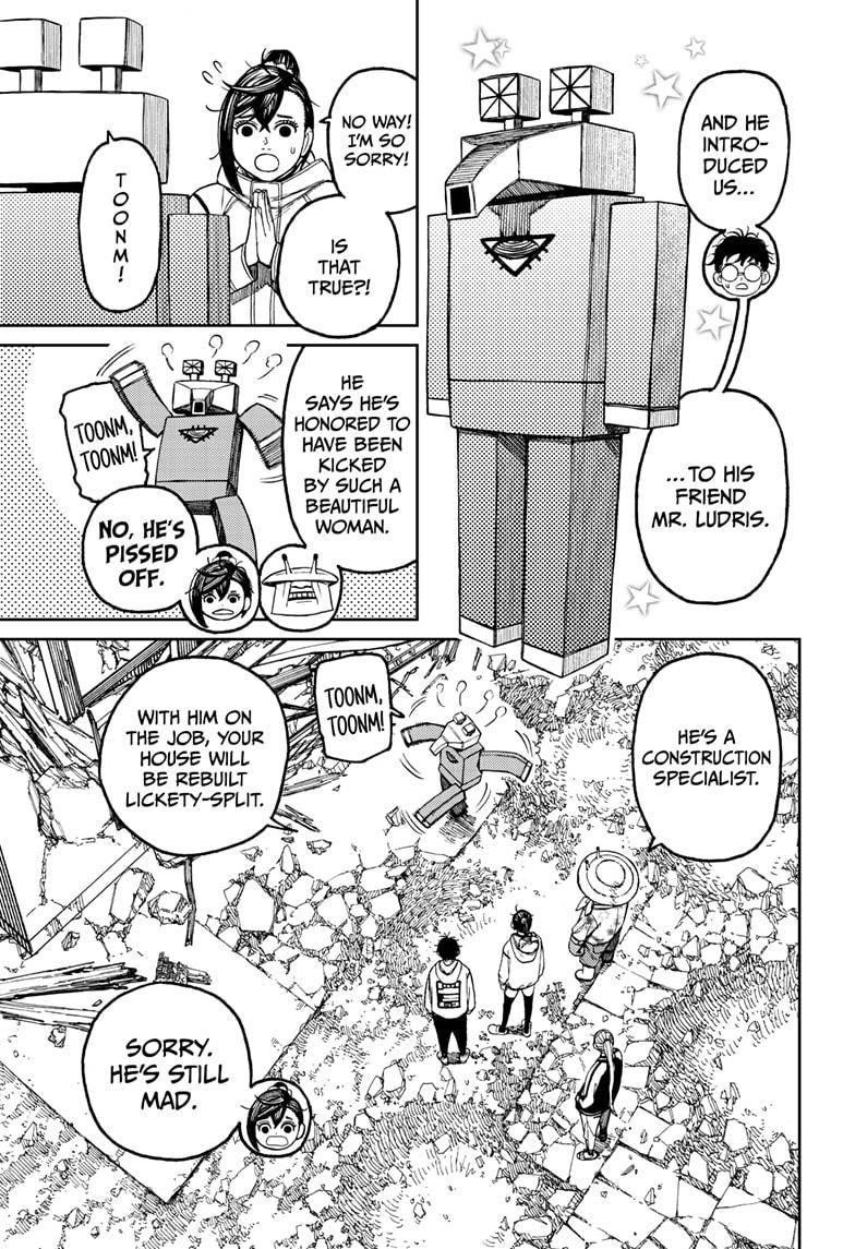 Dandadan Chapter 62 page 13 - Chapter 62: I Want to Rebuild the House