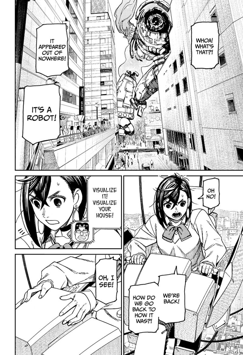 Dandadan Chapter 71 page 4 - Chapter 71: I'm Sick of Robots and Kaiju!