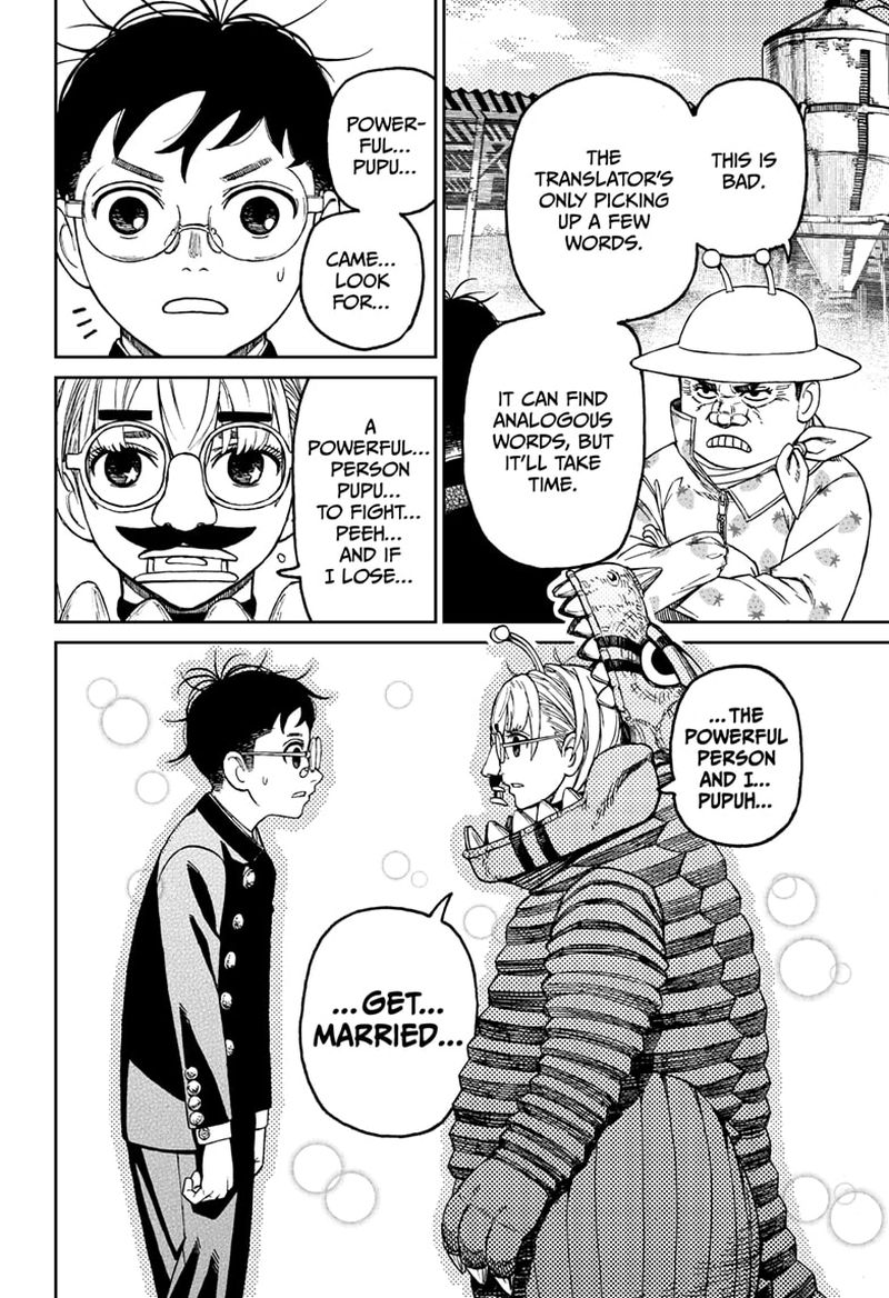 Dandadan Chapter 72 page 14 - Chapter 72: Somebody, Please Translate