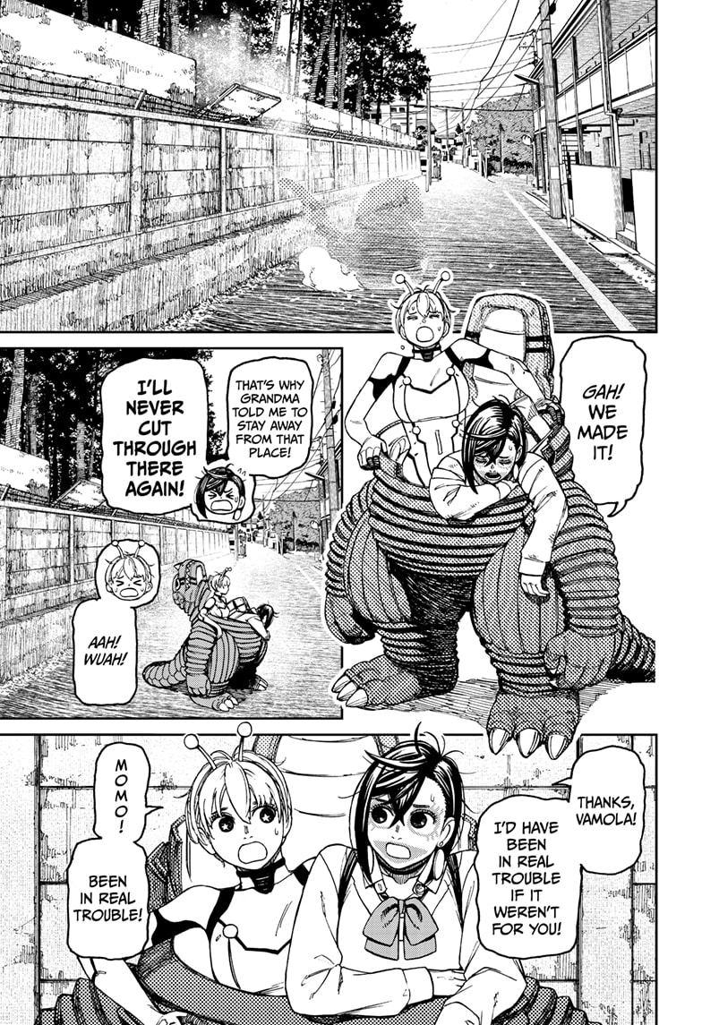 Dandadan Chapter 76 page 11 - Chapter 76: What Do We Do With Her?