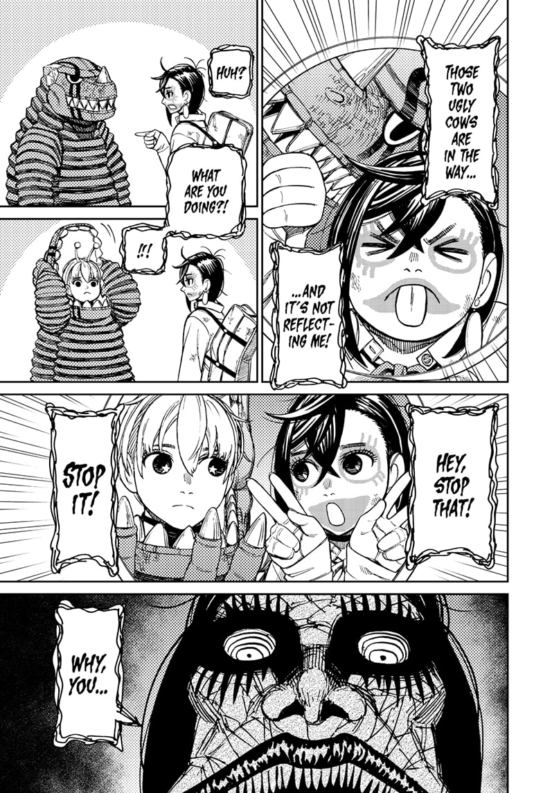 Dandadan Chapter 76 page 3 - Chapter 76: What Do We Do With Her?