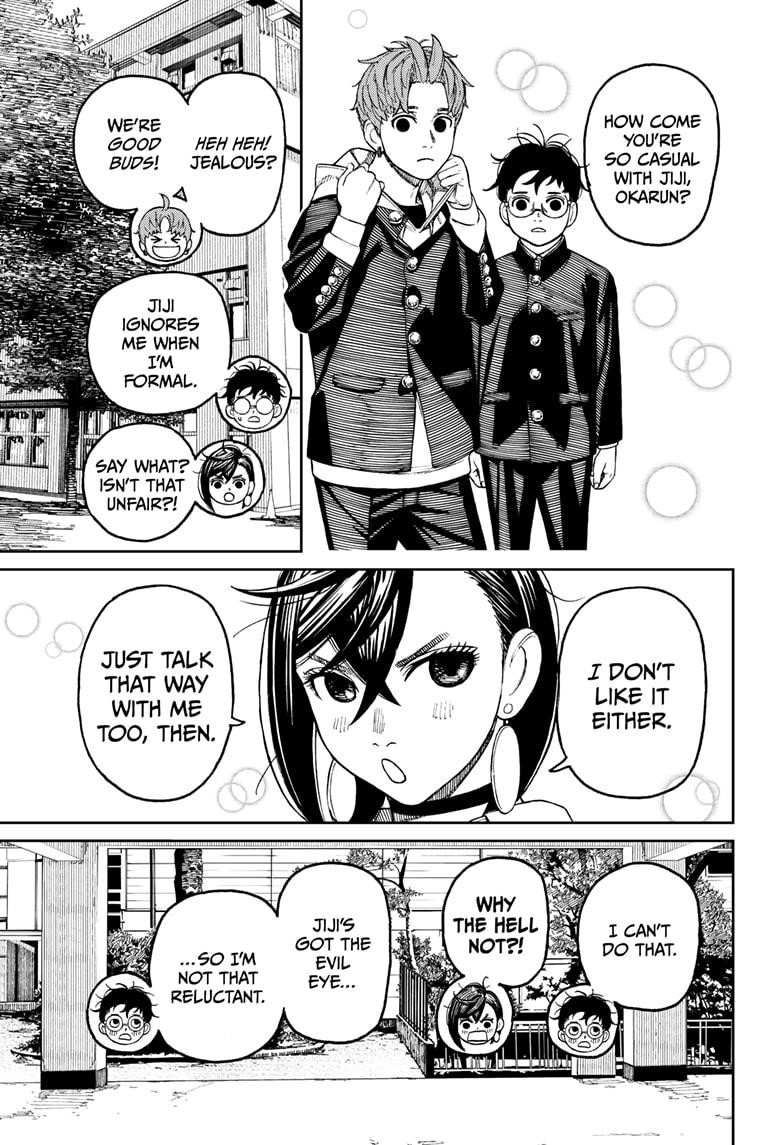 Dandadan Chapter 77 page 9 - Chapter 77: This Person is a Pain in the Butt