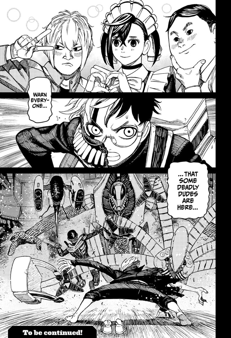 Dandadan Chapter 81 page 18 - Chapter 81: What Do We Do About These Deadly Dudes?
