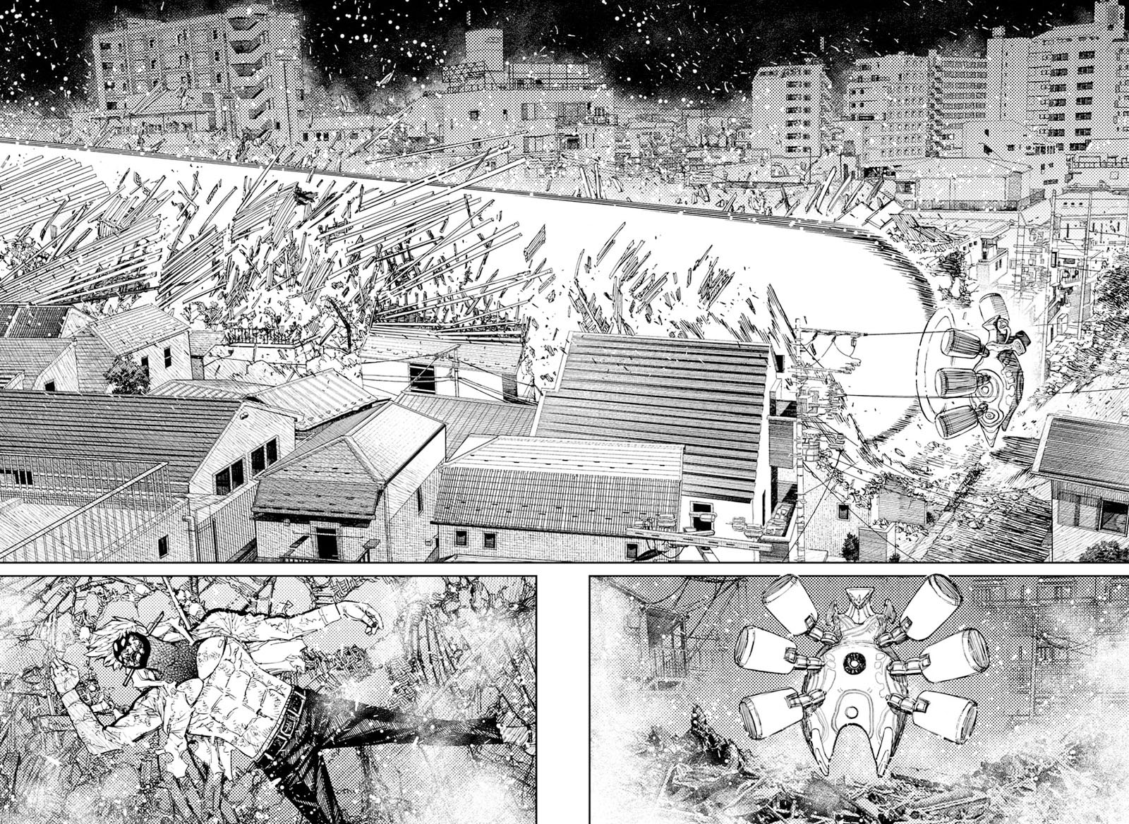 Dandadan Chapter 81 page 6 - Chapter 81: What Do We Do About These Deadly Dudes?