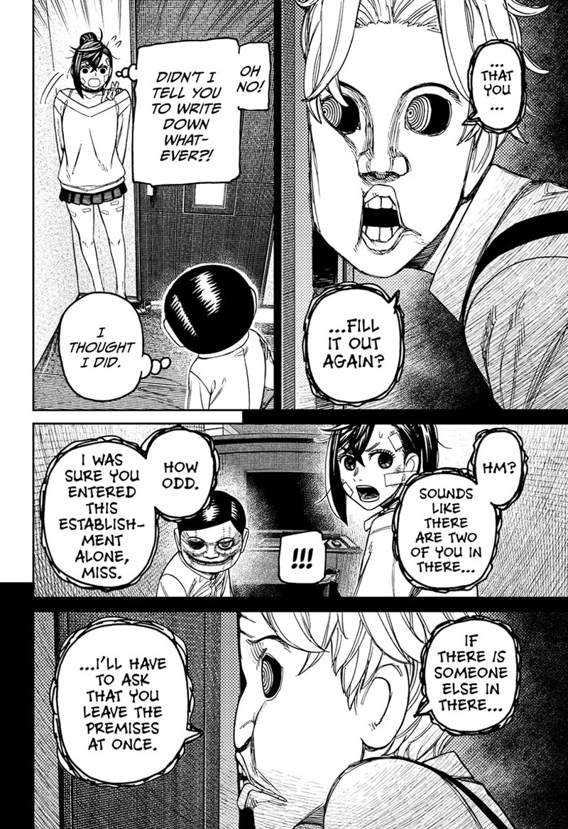 Dandadan Chapter 87 page 6 - Chapter 87: Can Never Sleep at a Manga Cafe