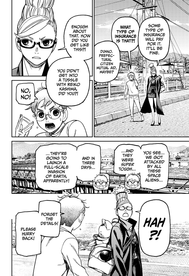 Dandadan Chapter 94 page 2 - Chapter 94: Please Tell Me How To Get Back Into My Body