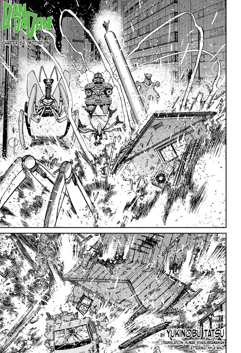 Dandadan Chapter 96 page 1 - Chapter 96: Motivation