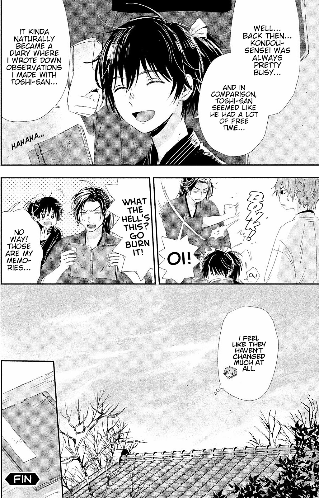 Dandara Gohan Chapter 9.5 page 12 - Chapter 9.5: Okita-kun's Diary