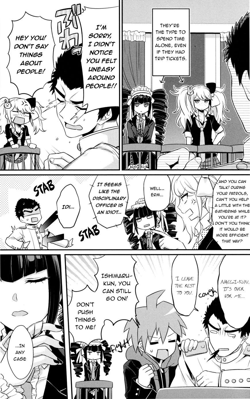Danganronpa 1 2 - Comic Anthology Chapter 17 page 7 - Chapter 17 : The Fight of the Disciplinary Officer