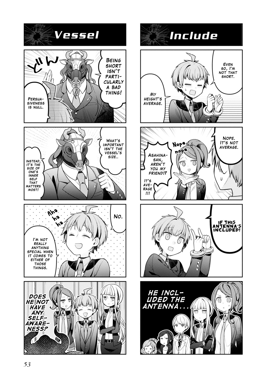 Danganronpa 3: The End of Hope's Peak Academy - Future Arc & Despair Arc Comic Anthology  (Dengeki Comics EX) Chapter 0 page 55 - Chapter 0