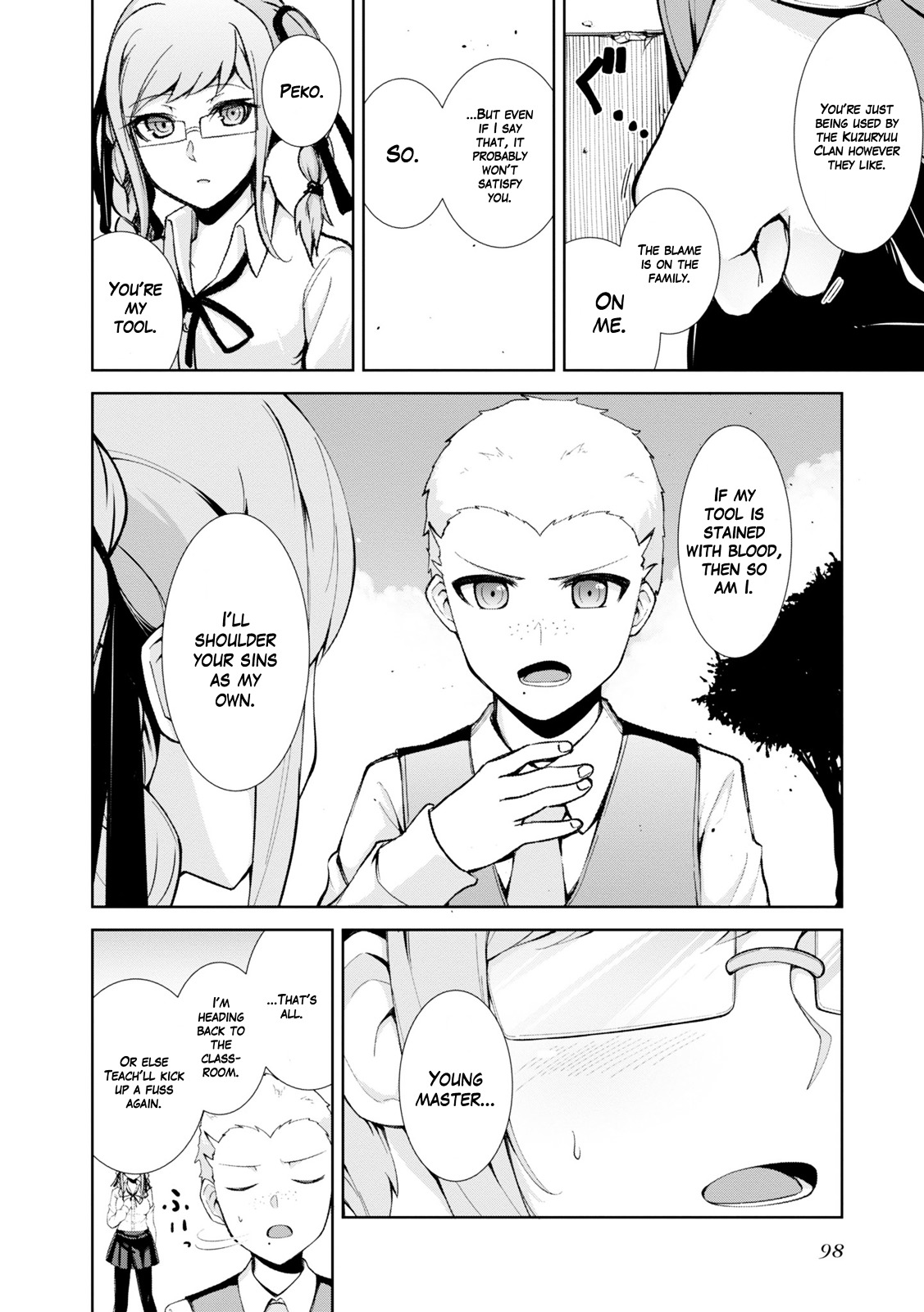 Danganronpa 3: The End of Hope's Peak Academy - Future Arc & Despair Arc Comic Anthology  (Dengeki Comics EX) Chapter 0 page 99 - Chapter 0